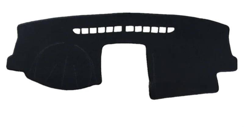 Armaturenbrett-Pad Für VW Für Golf 5 Für Jetta A5 MK5 2005 2006 2007 2008 2009 2010 2011 Dashmat Dashboard Abdeckung Pad Matte Dash Sonnenschutz Teppich(Black Side,RHD) von Sqnbra