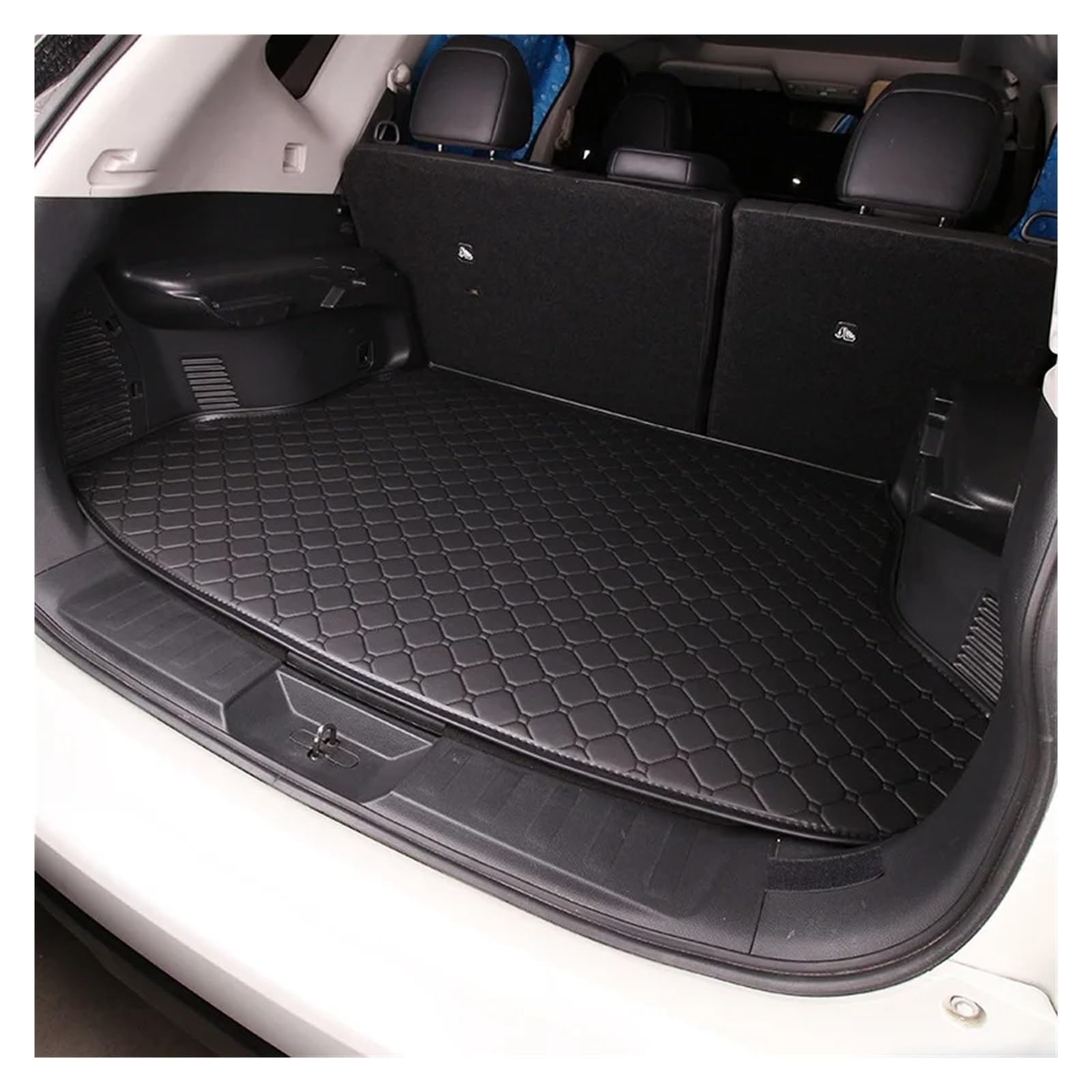 Auto Kofferraummatte Für X3 F25 Custom Auto Auto Zubehör Stamm Stiefel Matten Pad Innen Automovil wasserdichte Leder Styling Kofferraum schutzmatte(Color 1) von Sqnbra