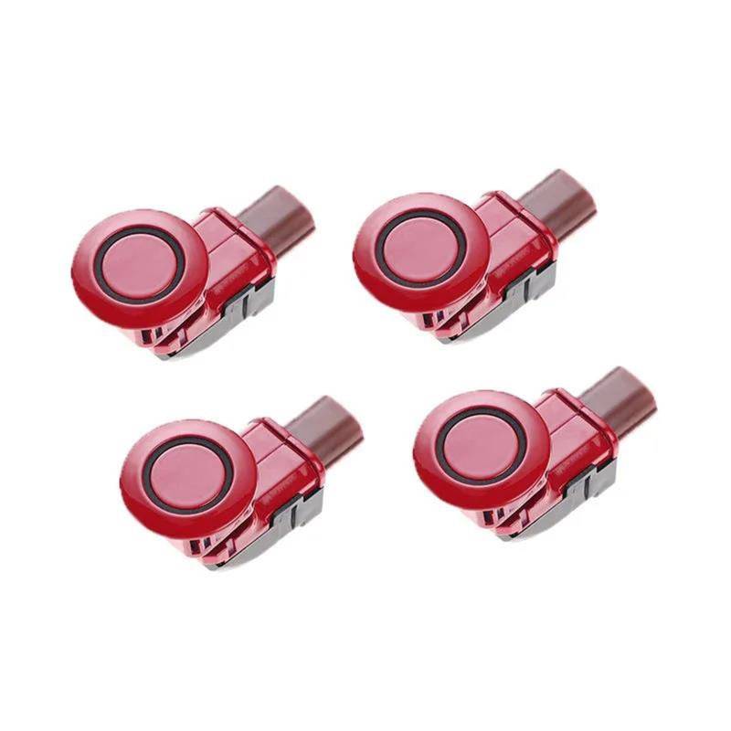 Autozubehör 39680-SHJ-A61 Rot PDC Parksensor Parktronic Für Odyssey 2005 2006 2007 2008 2009 Für CRV 2004-2013 Hinten Vorne Umkehr Radarsensor(4 Pieces) von Sqnbra