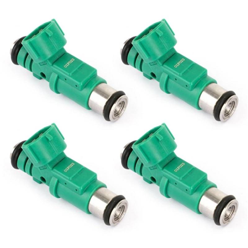 Einspritzdüse Einspritzventil Kraftstoffinjektor 01F023 1984G0 9655833580 Für Peugeot 206 207 1007 Für Bipper(Green 4 Pieces) von Sqnbra