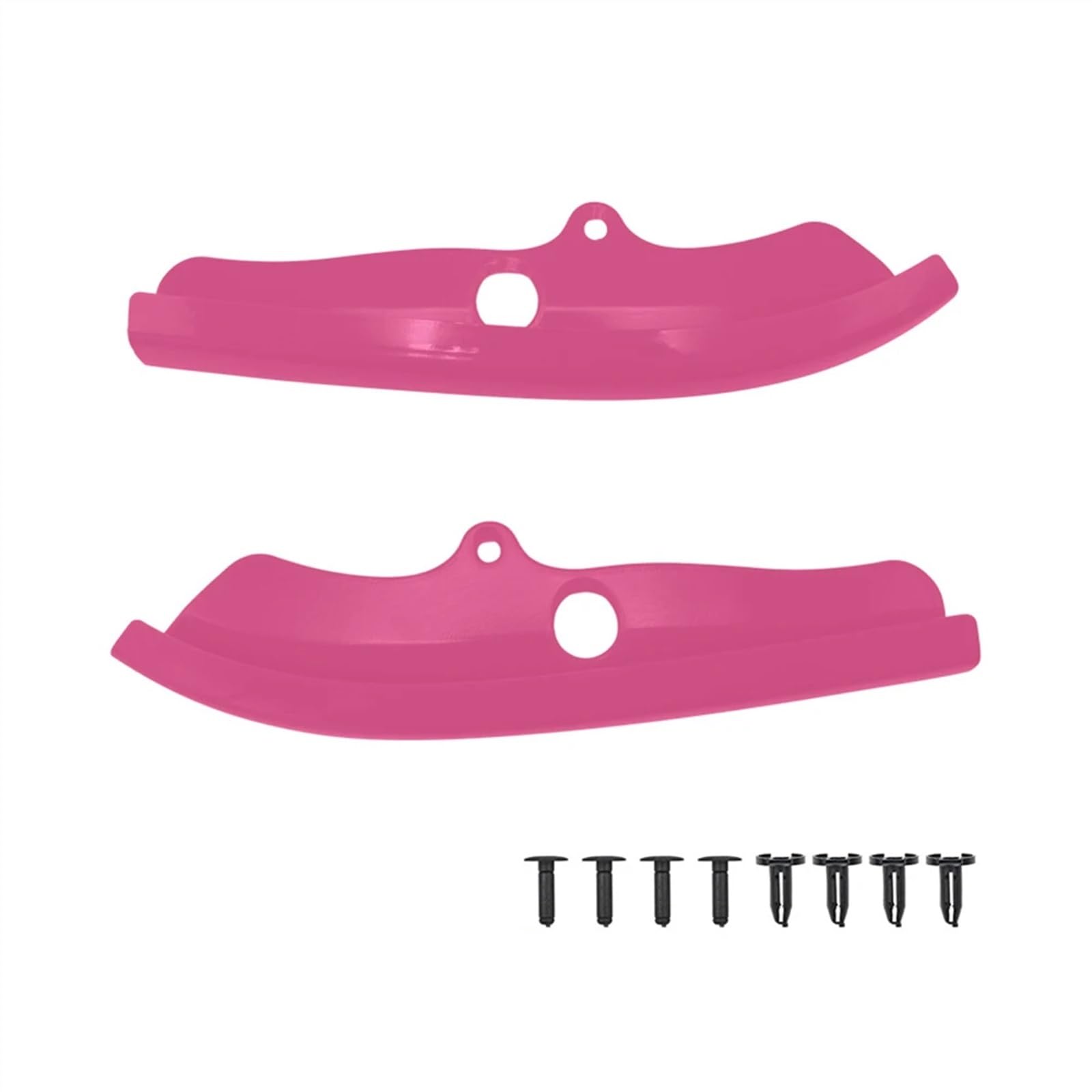 Frontlippe Spoiler 2Pcs Frontspoiler Stoßstange Splitter Schutz Lip Spoiler Diffusor Schutz Abdeckung Für Dodge Für Challenger R/Für T Scat Pack 2015-2022 Auto Frontstoßstange Spoiler(Rosa) von Sqnbra