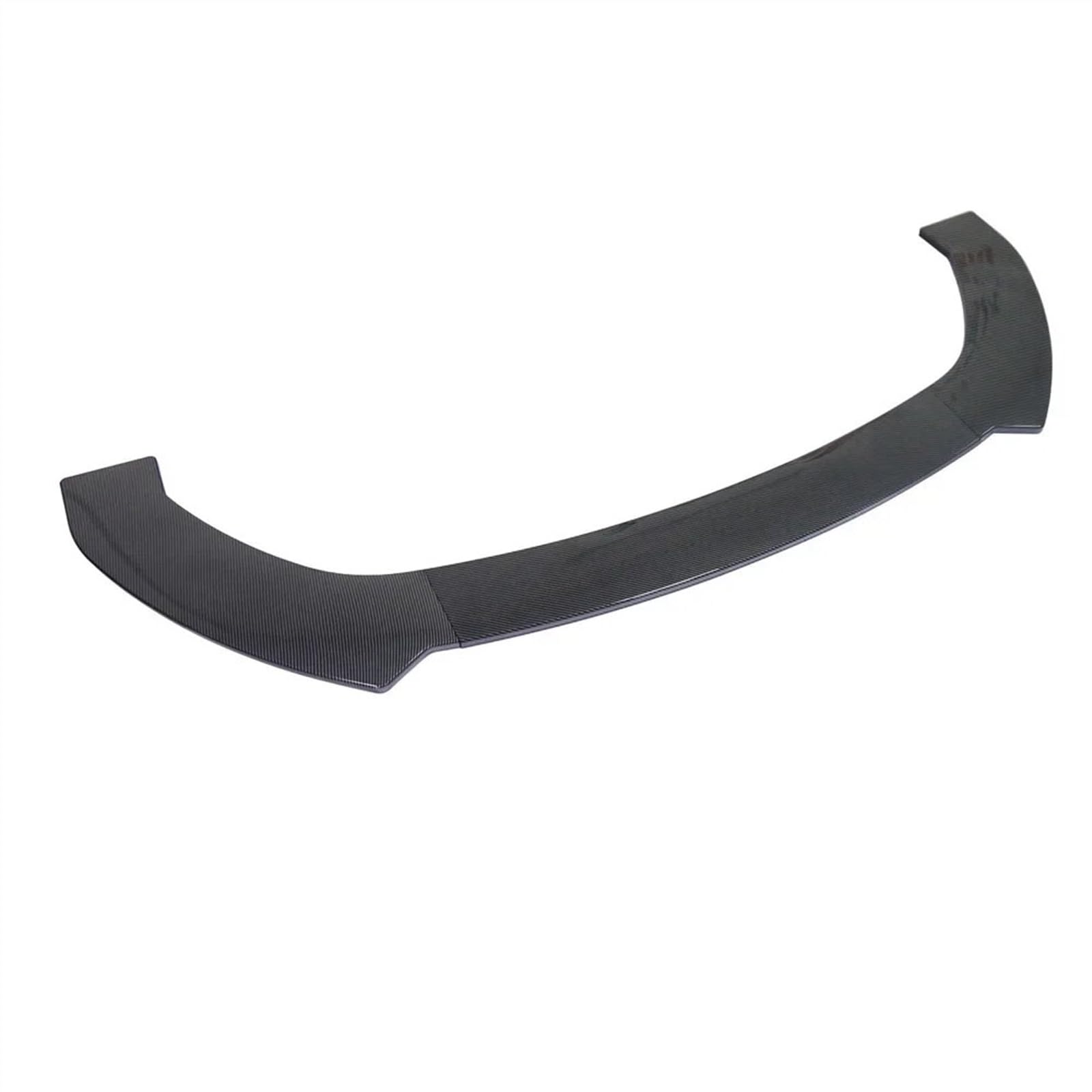 Frontlippe Spoiler 3 STÜCKE UNIVERSAL Auto FRONTSCHÜRZE LIPPE Spoiler KÖRPER KIT Splitter GT Stil SCHWARZ Glanz Carbon ABS FRONTSCHÜRZE LIPPE Spoiler Auto Frontstoßstange Spoiler(Kohlefaser) von Sqnbra