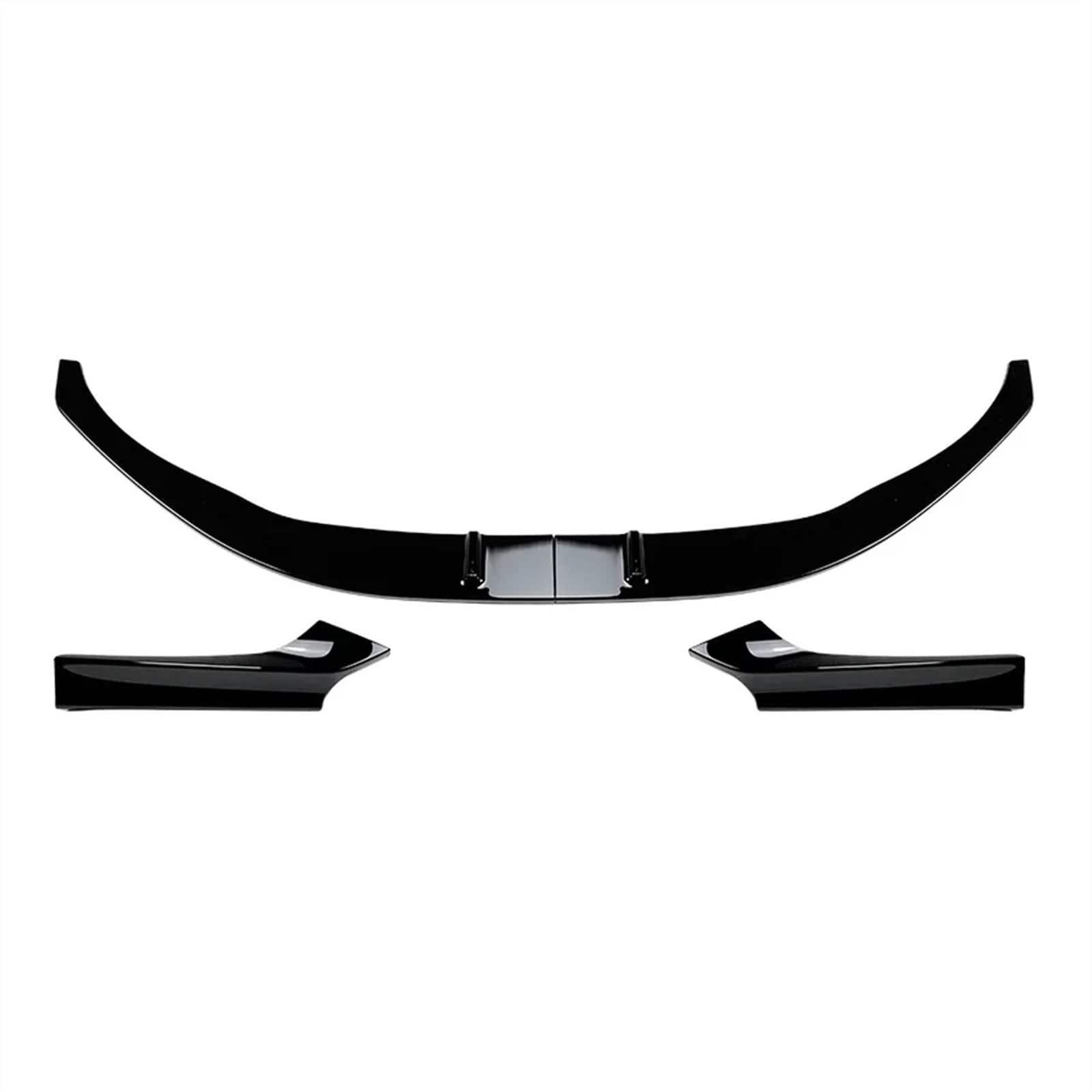 Frontlippe Spoiler Auto-Frontspoiler, Stoßstangenlippe, Vordere Eckspoiler, Diffusor-Kit Für 2er F22 F23 Für Sport MP 2015 2016–2019, Außenschutz Auto Frontstoßstange Spoiler(Gloss Black Set) von Sqnbra