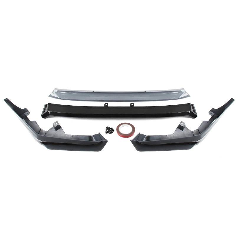 Frontlippe Spoiler Auto-Frontspoiler Für Civic 11. Generation 2022 2023 2024, Auto-Frontspoilerlippe, Unterer Splitter, Schutzhalterung, Klingenschutz Auto Frontstoßstange Spoiler(Grey) von Sqnbra