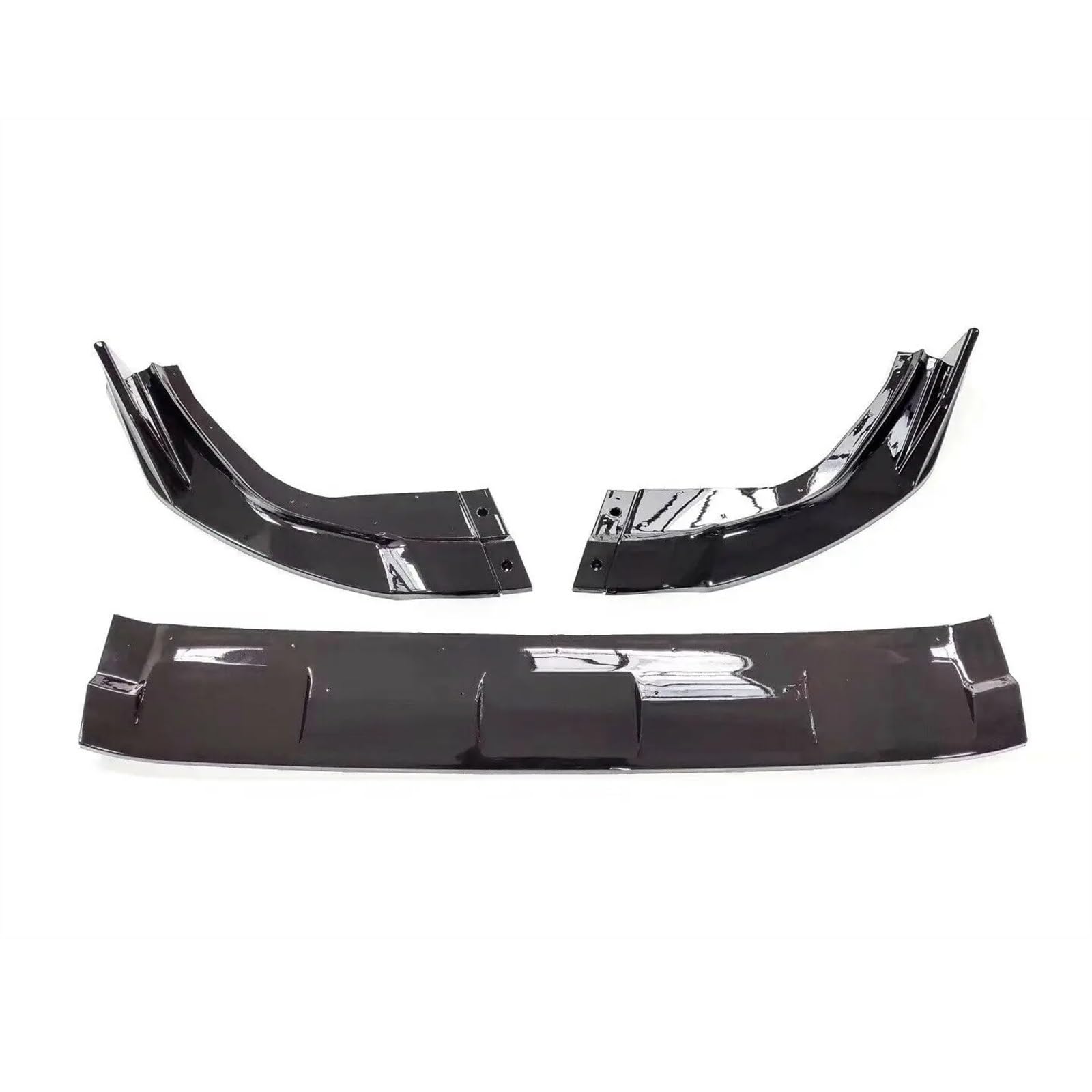 Frontlippe Spoiler Auto Frontspoilerlippe Unterkörper-Kit Splitter Kinnklingenplatte Bordverkleidung Für Toyota 2019 2020 2021 2022 2023 Für RAV4 Auto Frontstoßstange Spoiler(Glossy Black) von Sqnbra