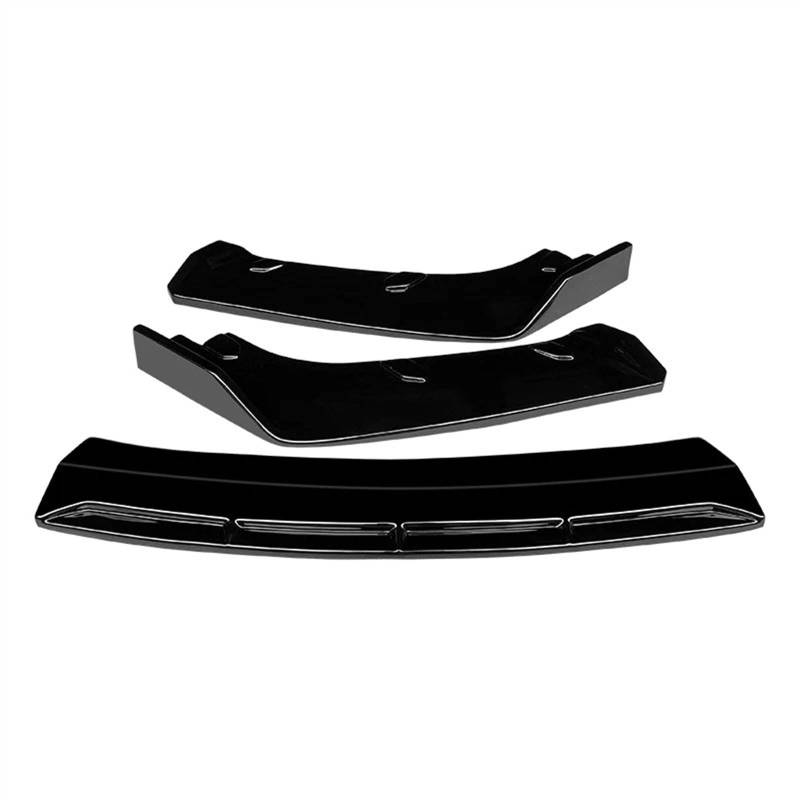 Frontlippe Spoiler Frontspoilerlippe Body Kit Carbon Fiber Für Cadillac Für CT6 2016 2017 2018 Kinn Frontspoiler Diffusorschutz Autozubehör Auto Frontstoßstange Spoiler(Gloss Black) von Sqnbra