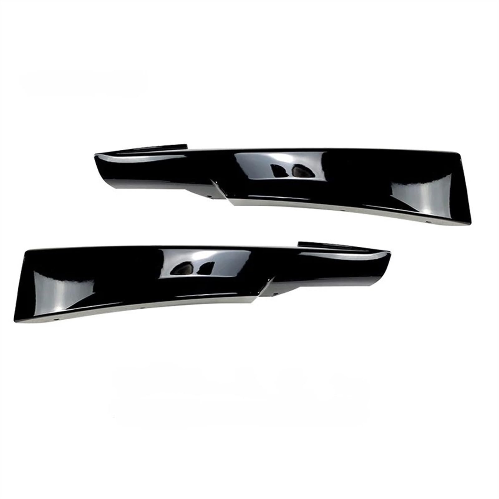 Frontlippe Spoiler Für 3er E90 E91 320i 330i 2005 Bis 2012 Für Tech Style 2X Frontspoiler Splitter Stoßstange Seitenabdeckung Lippe Autoteile Abdeckung Auto Frontstoßstange Spoiler(Gloss Black 09-12) von Sqnbra