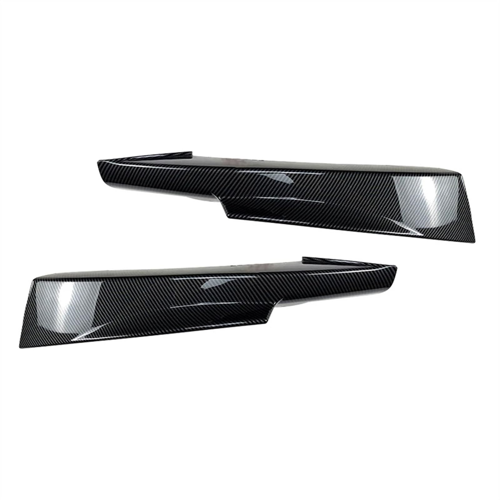 Frontlippe Spoiler Für 3er E90 E91 Für LCI 2009-2012 Auto Frontspoiler Lippe Diffusor Splitter Spoiler Body Kit Ecke Außenzubehör Auto Frontstoßstange Spoiler(Kohlefaser) von Sqnbra