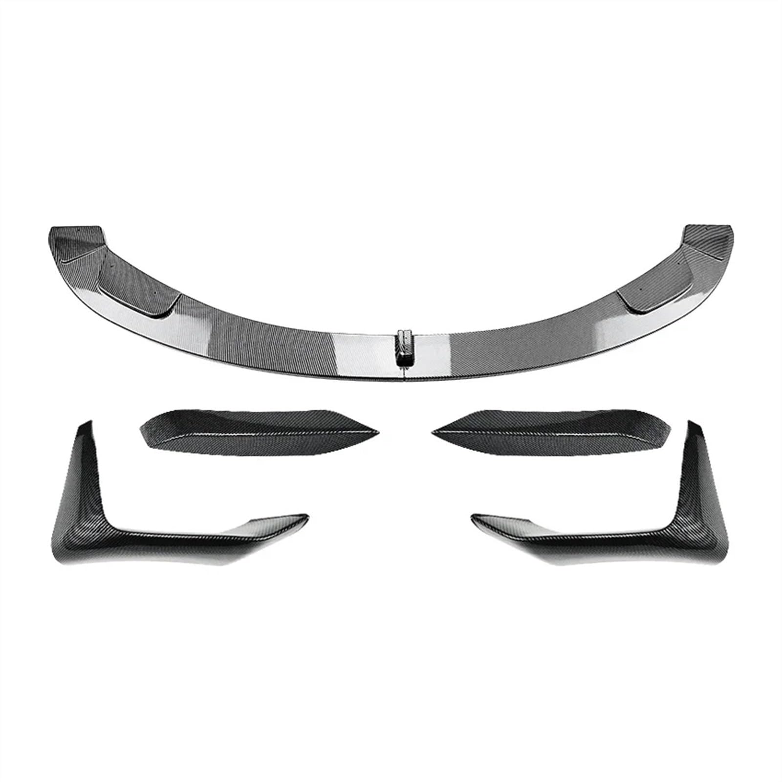 Frontlippe Spoiler Für F80 3 4 Serie Für M4 F83 Für M3 F81 F82 2013 2014-2018 Auto Front Stoßstange Lip Spoiler Splitter Stoßstange Canard Lip Body Kit Auto Frontstoßstange Spoiler(Carbon Look Set A) von Sqnbra