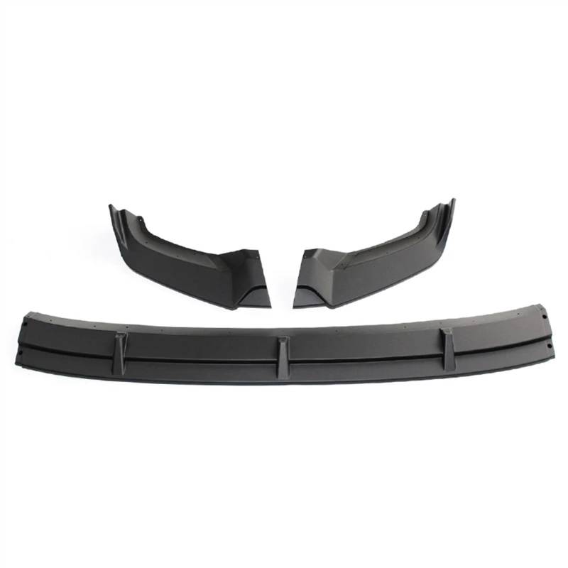 Frontlippe Spoiler Für VW Für Tiguan 2017 2018 2019 2020 Auto Vorderen Stoßfänger Lip Spoiler Splitter Diffusor Body Kits Front Spoiler Stoßstange Wache Protector Auto Frontstoßstange Spoiler(Matt-sch von Sqnbra