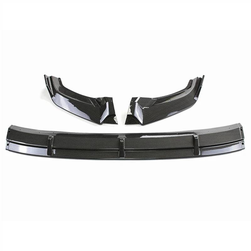 Frontlippe Spoiler Für VW Für Tiguan 2017 2018 2019 2020 Auto Vorderen Stoßfänger Lip Spoiler Splitter Diffusor Body Kits Front Spoiler Stoßstange Wache Protector Auto Frontstoßstange Spoiler(Carbon L von Sqnbra