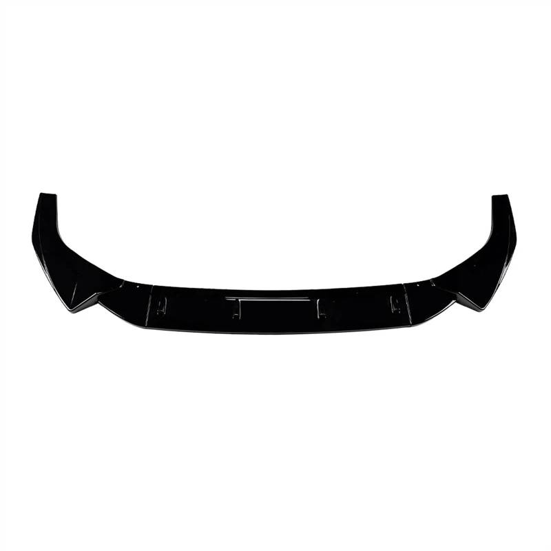 Frontlippe Spoiler Glänzend Schwarz Auto Frontspoiler Unteres Kinn Stoßfänger Splitter Lip Spoiler Diffusor Schutz Kit Für A5 Für Sline S5 8W6 2021 + Auto Frontstoßstange Spoiler(Schwarz) von Sqnbra