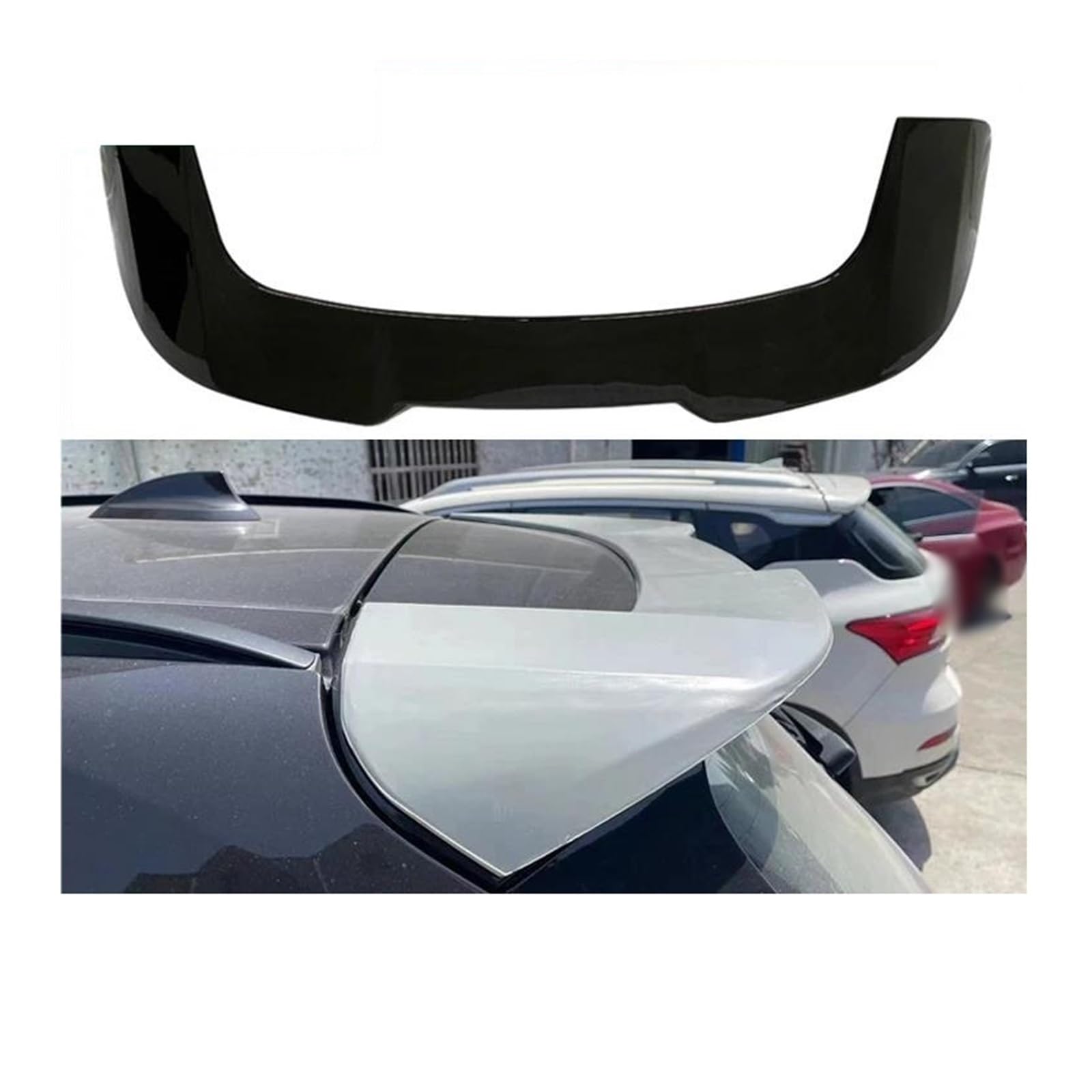 Heckspoiler Für X5 F15 2014 2015 2016 2017 2018 Hinten Stamm Lip Spoiler Top Flügel ABS Hinten Flügel Heckspoiler Hinten Dach Spoiler Spoilerlippe(Unpainted) von Sqnbra