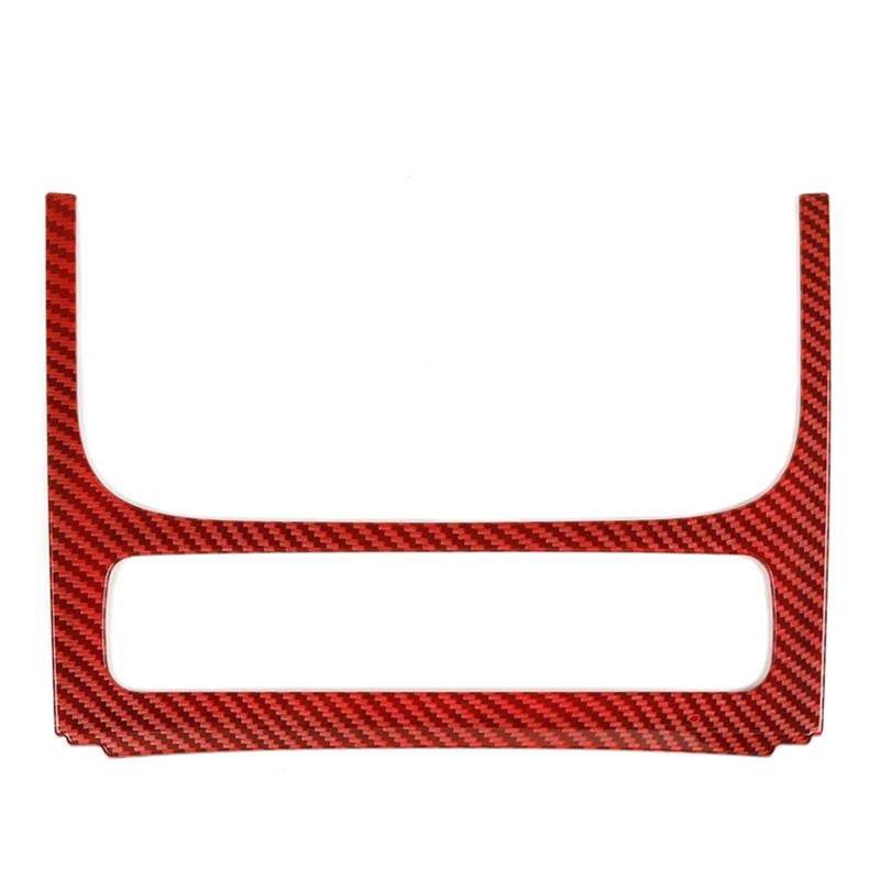 Interieurleisten Trim ABS Auto Mittelkonsole Einstellschalter Dekoration Rahmen Zieraufkleber Für Dodge Für Ram 1500 2010 2011 2012 2013 2014 2015 Mittelkonsole Verkleidung(Red Carbon Fiber) von Sqnbra