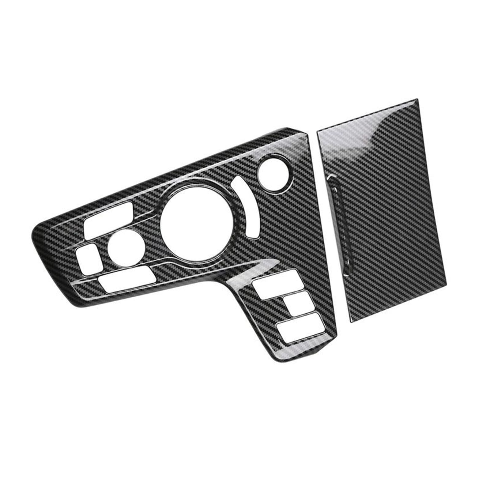 Panel Interieurleisten 2Pcs Carbon Fiber Car Center Konsole Getriebe Shift Panel Abdeckung Rahmen Aufkleber Trim Für Kia Für Sportage Für NQ5 2022 Auto Dekoration Innenraum von Sqnbra