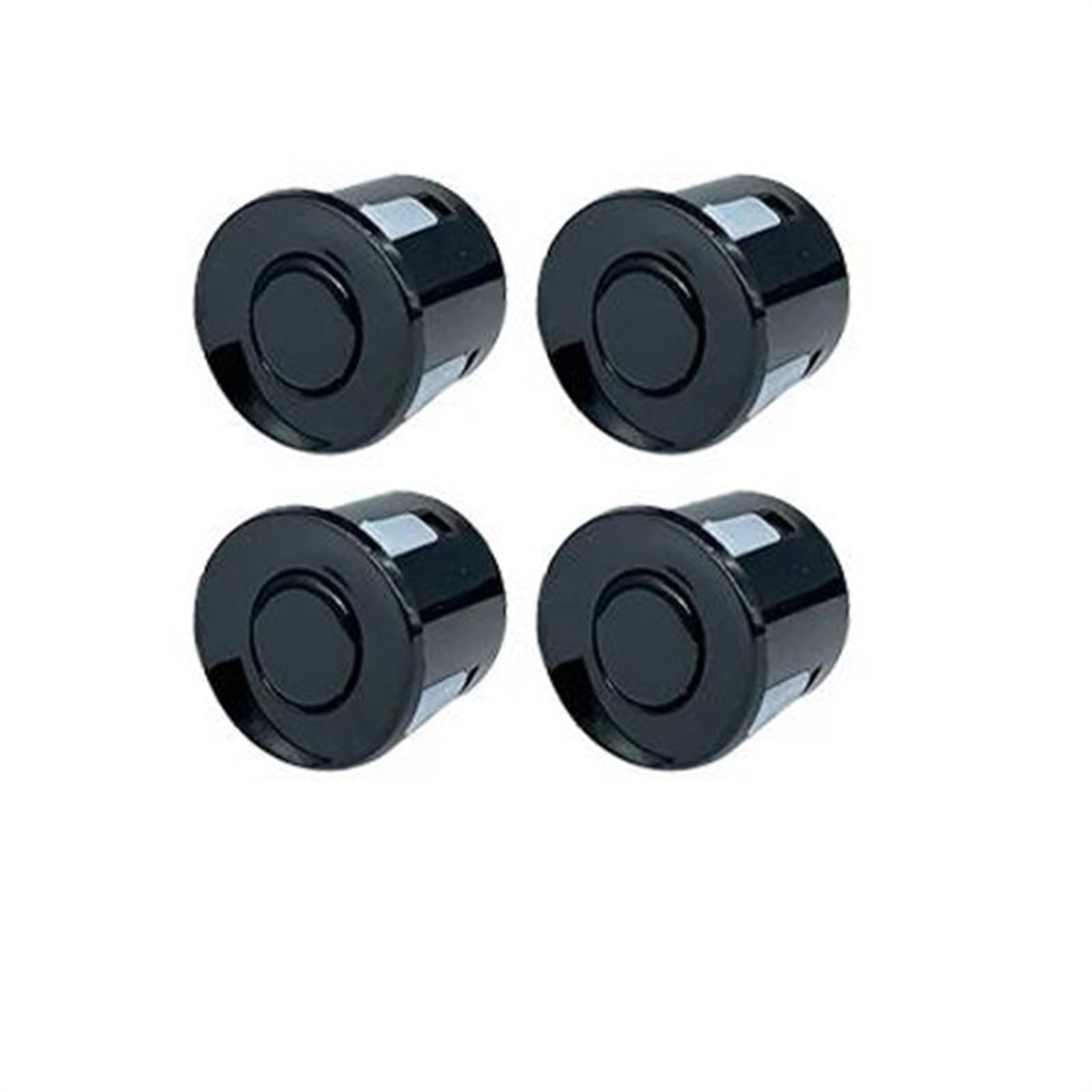 Parksensor-Set Für Autos, 2 Sensoren/4 Sensoren, 22 Mm Bildschirm, Rückradar, Tonalarm, Anzeigesystem, 8 Farben Hinten Vorne Umkehr Radarsensor(Black 4 Sensors) von Sqnbra