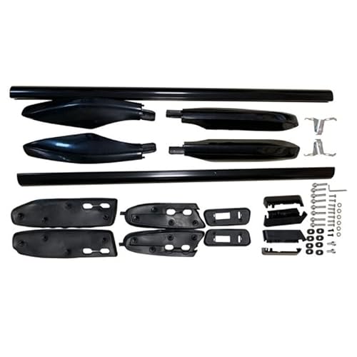 Relingträger Für Toyota Für Land Für Cruiser Für Prado 120 150 Serie FJ120 FJ150 2003-2018 2019 2020 Dachträger Dachreling Bar Gepäck Querträger Dachträger(120 2003-2009 Black) von Sqnbra