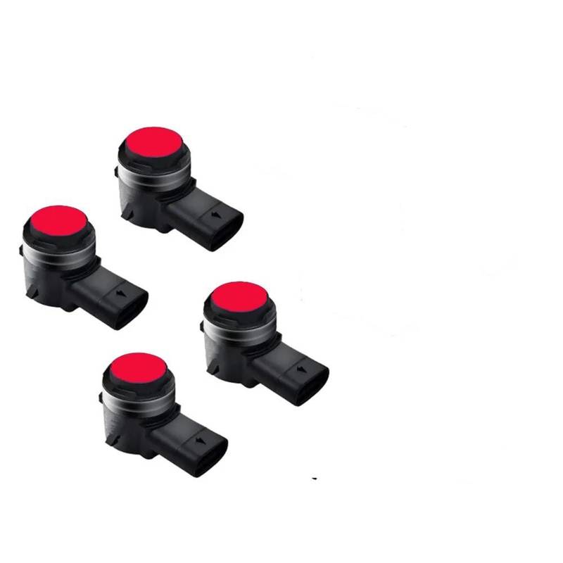 Sensoren Auto Parkplatz Sensor Unterstützung Backup Radar Summer System Für SEAT Für Ateca Für Arona Für Tarraco Für Ibiza Mk5 Für Leon Mk3 Hinten Vorne Umkehr Radarsensor(Red (4 pcs)) von Sqnbra