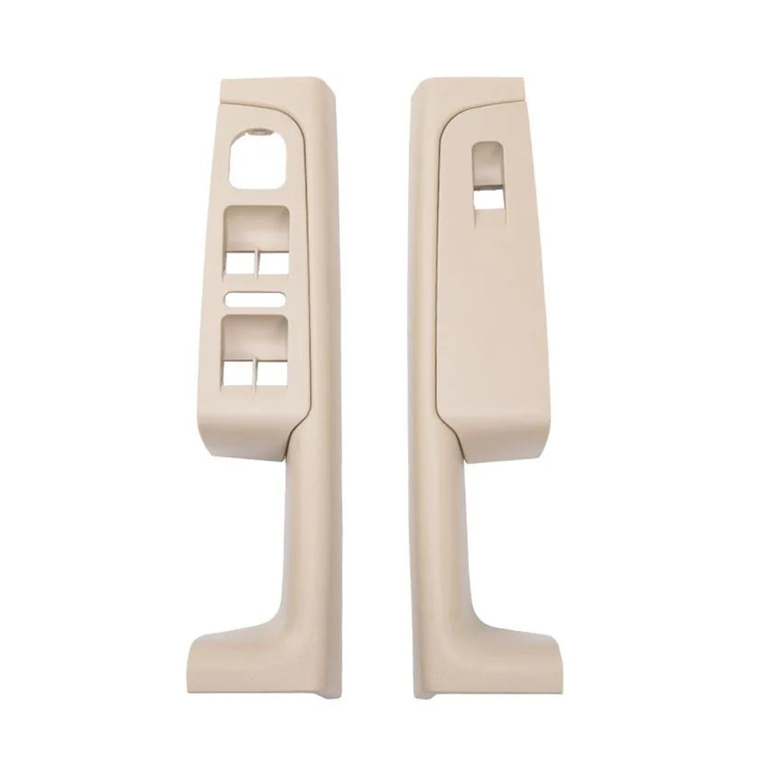 Türgriff Innen 2 Stück 3TD867157 Vorne Hinten Innen Türgriff Armlehne Rahmen Schalter Bedienfeld Verkleidung Beige Grau Schwarz Für Skoda Für Superb 2008-2012 2013 Griffverkleidung(Beige Front) von Sqnbra