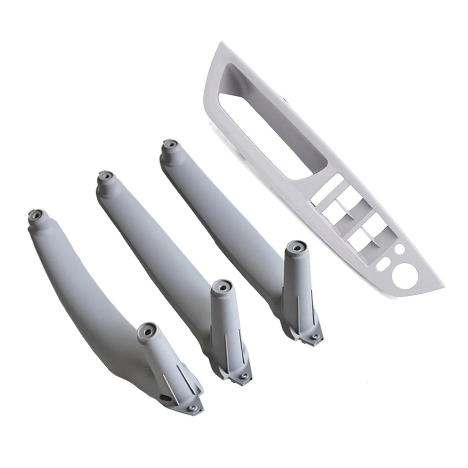 Türgriff Innen Armlehne Auto Links Vorne Fahrersitz Für E70 E71 X5 X6 2006-2014 LHD Innentürgriff Innenverkleidung Pull Trim Abdeckung Griffverkleidung(Gray-4pcs) von Sqnbra