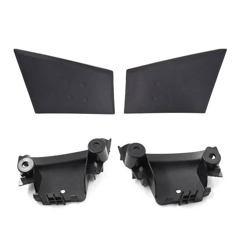 Türgriff Innen Auto Grau Innengriff Abdeckung Tür Schnalle Hand Abdeckung Tür Armlehne Basis Schwarz Für Citroen C1 2005 06 2007 2008 2009 2010 2011 2012 2013 2014 Griffverkleidung(4Piece Black) von Sqnbra