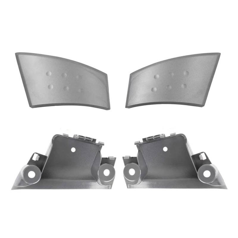 Türgriff Innen Auto Grau Innengriff Abdeckung Tür Schnalle Hand Abdeckung Tür Armlehne Basis Schwarz Für Citroen C1 2005 06 2007 2008 2009 2010 2011 2012 2013 2014 Griffverkleidung(4Piece Gray) von Sqnbra