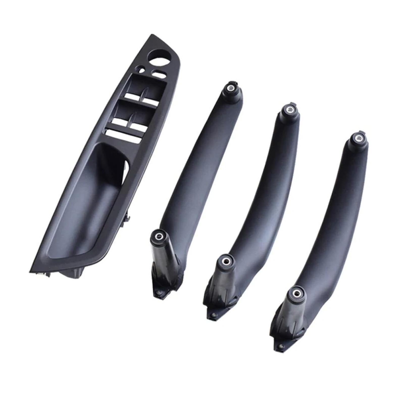 Türgriff Innen Carbon Fiber Armlehne Für E70 E71 E72 X5 X6 2007-2014 Auto Innen Tür Griff Innere Panel Pull Trim Abdeckung Griffverkleidung(LHD-Black-4pcs) von Sqnbra