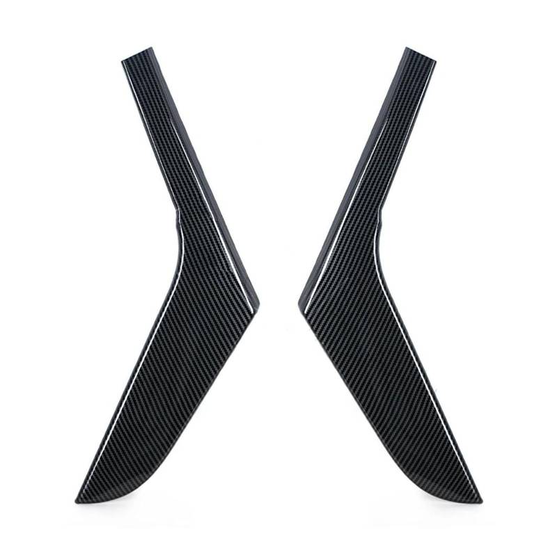 Türgriff Innen Links Rechts Carbon Fiber Innen Tür Panel Pull Streifen Für VW Für Golf 6 Für GTI MK6 2009-2014 Tür Griff Dekorative Streifen Griffverkleidung(A Rear 1 Pair) von Sqnbra