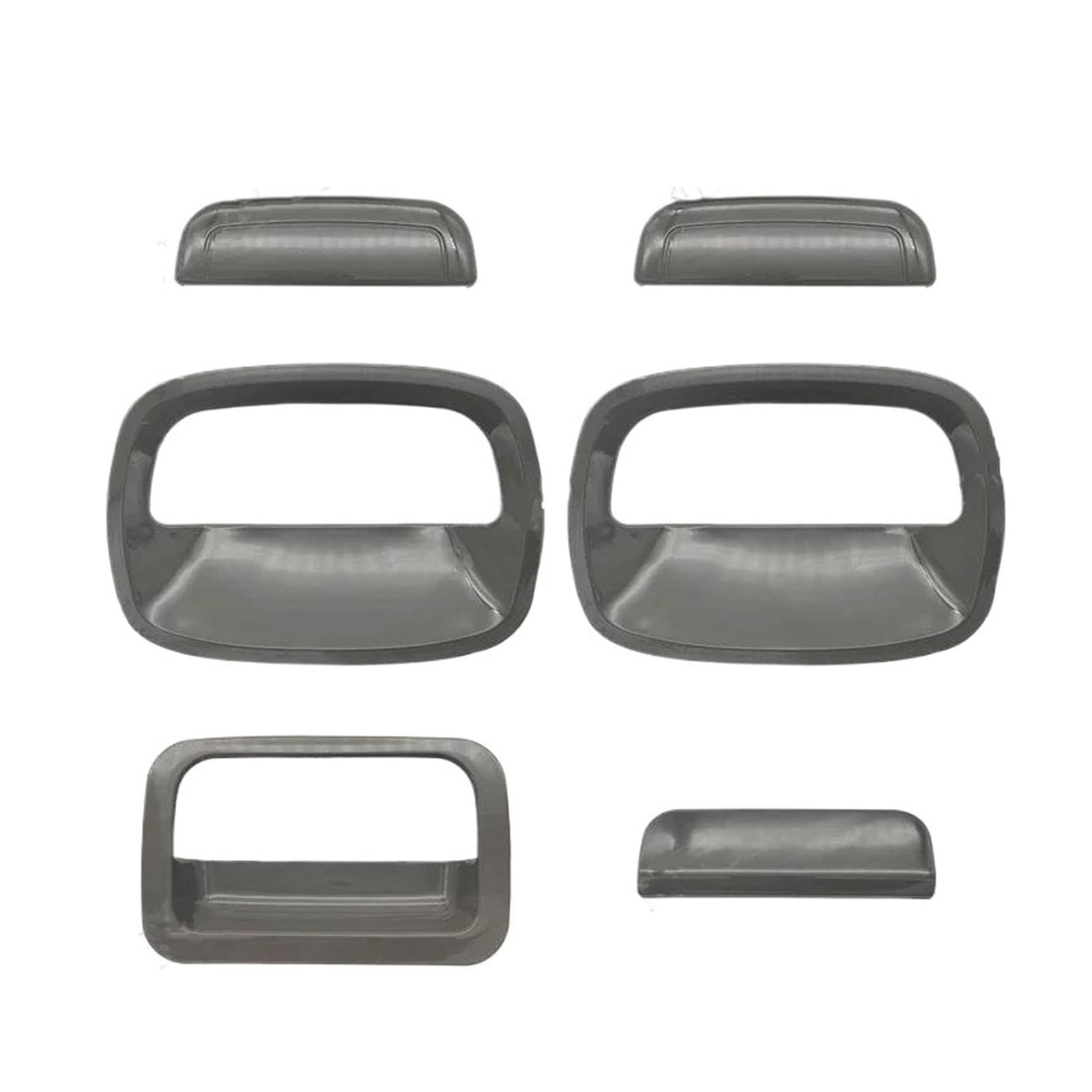 Türgriff Innen Nur Für 3-Türer Für Suzuki Für Jimny JB64 JB74 2018–2024 Türgriffabdeckung Auto-Innentürgriff-Schüsselverkleidung 3 Stück/Set Griffverkleidung(Concrete Grey) von Sqnbra