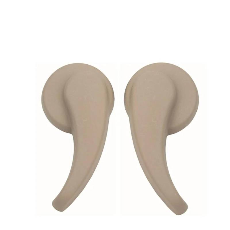 Türgriff Innen Schwarz-Beiger Autositz-Einstellhebel Sitzlehnenverstellung Griffgriff Für Citroen Für Sega Für Triumph 2006–2010 2011 2012 2013 2014 Griffverkleidung(Beige 1 Pair) von Sqnbra