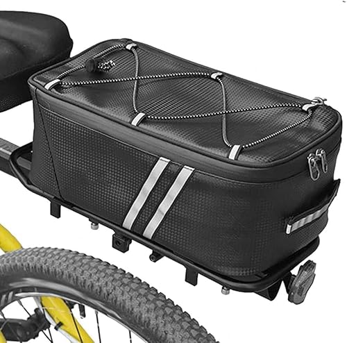 Srcasy Fahrrad Gepäckträgertasche, Fahrradtaschen für Gepäckträger, Fahrrad Gepäckträgertasche, wasserdichte Fahrrad Hecktasche, für Outdoor Reisen Pendeln Radfahren Aufbewahrungsartikel (5L) von Srcasy