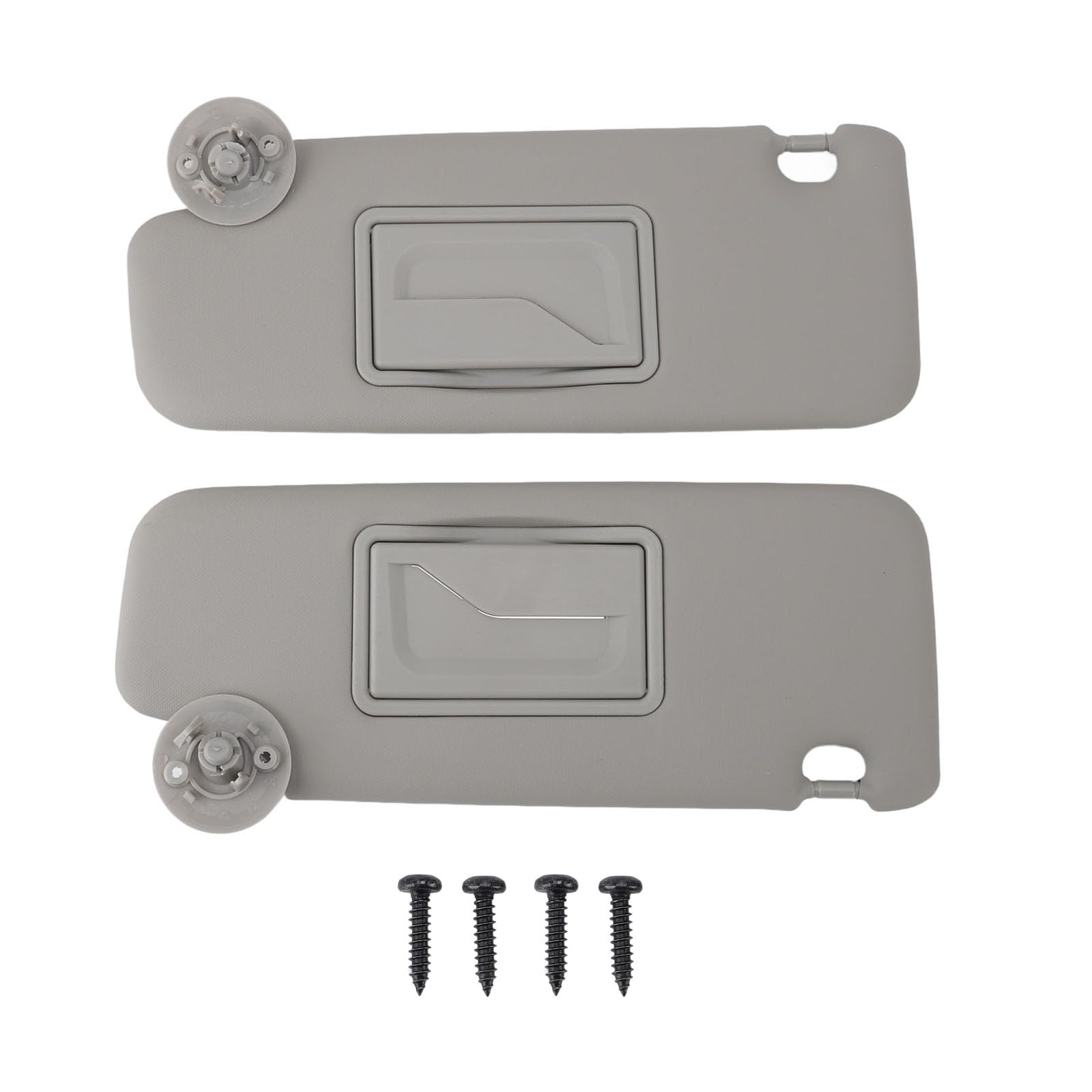 Auto-Sonnenblende, Grau, 1 Paar Auto-Sonnenblende, blockierend, Graue Linke und Rechte Sonnenblende mit Spiegel für Sonic 2012–2020 von Srliya