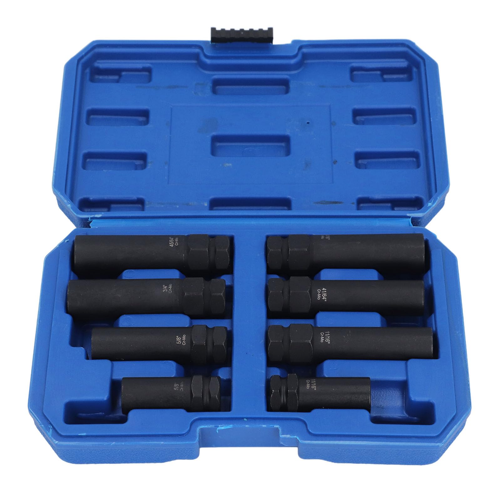 Lug -Nuss -Sockel -Set 8 -Stcs -Lug -Nuss -Sockel -Set 5/8 Bis 45/64 Zoll CR MO Stahl Dünnmauerte Radschlossentfernungswerkzeug Kit Kit von Srliya