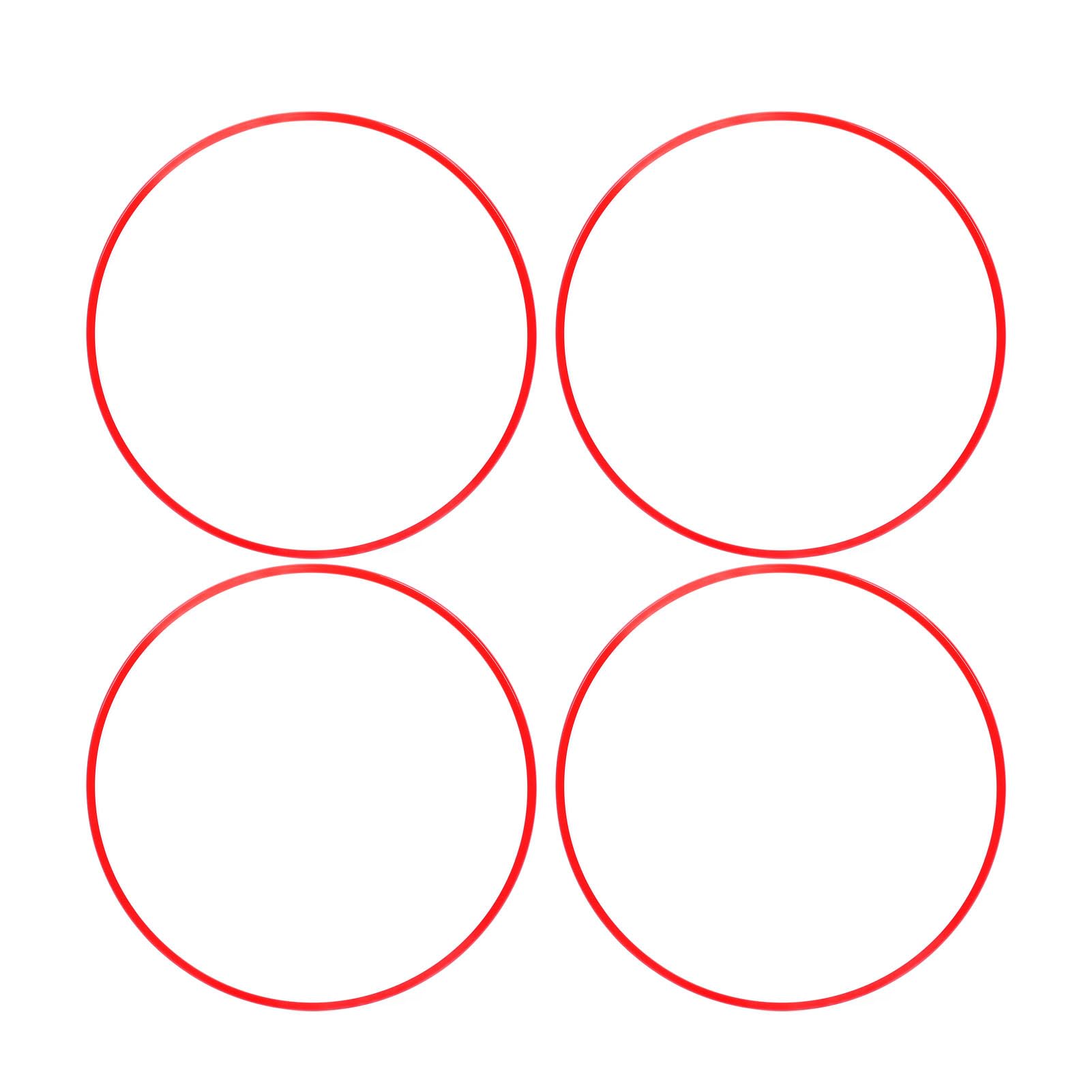 Radkantenverkleidung, 4 Stück, Felgenschutz, Aluminiumlegierung, Kratzfest, Autofelgenschutz, Dekorativer Ring für 19-Zoll-Nabe, Rot von Srliya