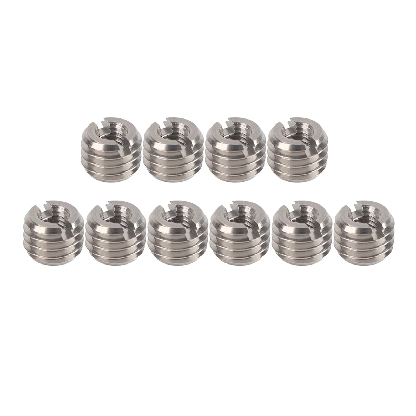 Srliya 10pcs M8 X 1,25 Mm Männlich und M4 X 0,7 Mm Weibliche Gewindeeinsätze Kit 6mm Länge Reduktion der Nuss -Edelstahl für Luftfahrt, Automobile, Dampfturbinen, Reparatur von von Srliya