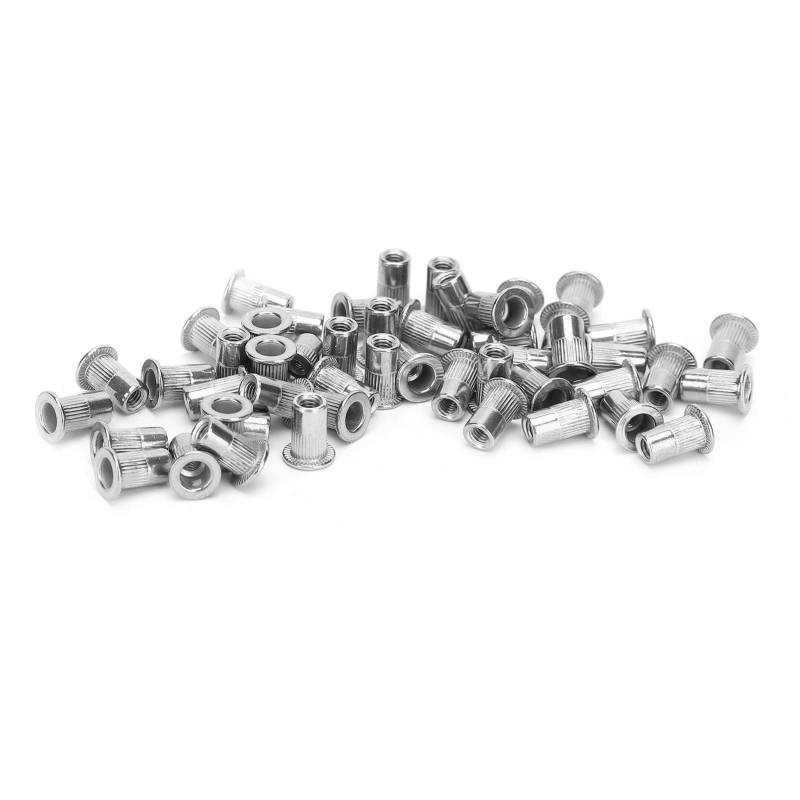 Srliya 50pcs Edelstahl Nietmutter Ribbing M3 Fastener Hardware Industrielle Lieferungen von Srliya