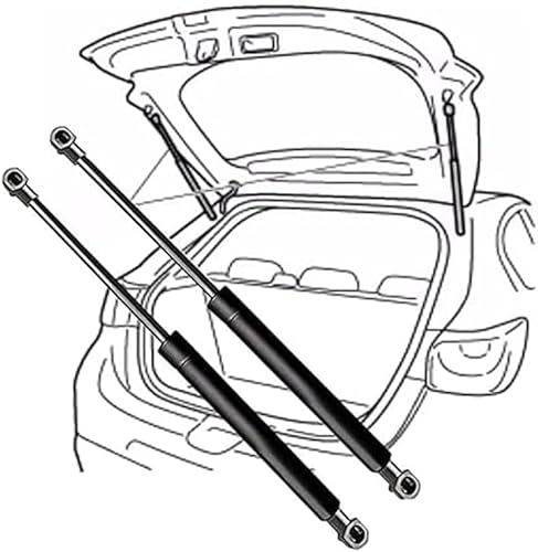 2x Gasfeder Dämpfer für Jaguar XK 8 Cabrio(X100) 1996-2006(OEM-GJA3800AB)-29.1cm,Ersatzteil für Kofferraum mit Hebestützen und Stoßdämpfung von Srltsy