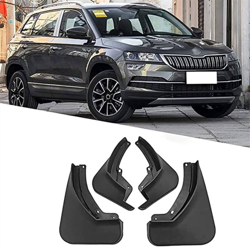 Stück Schmutzfänger für Skoda Karoq 2017-2019,Schutz Kotflügel für Fahrzeuge Hochwertige Schmutzfänger Set (4er Bausatz) von Srltsy