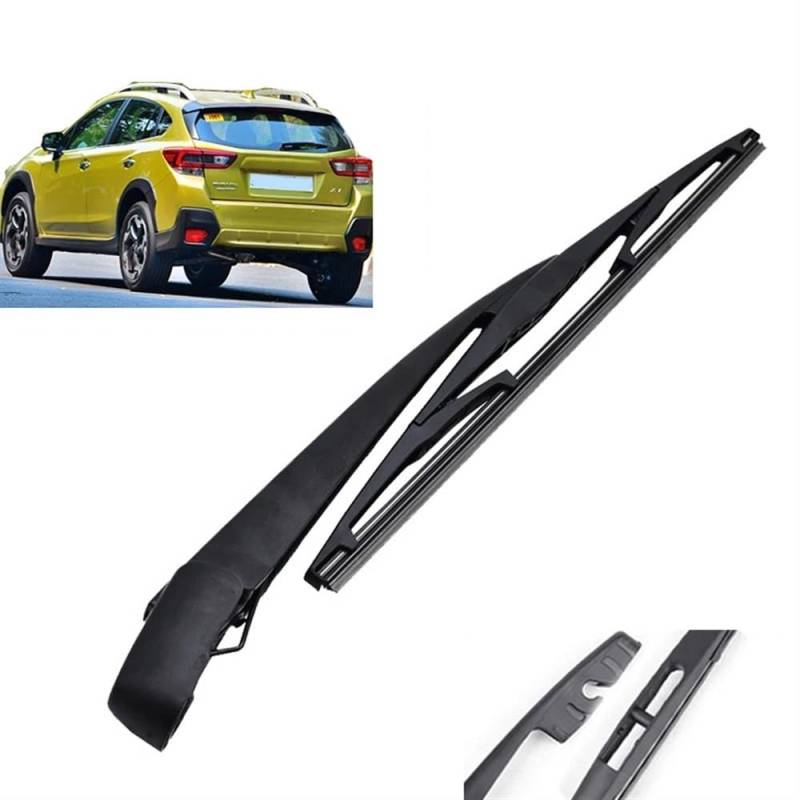 Umweltfreundlicher scheibenwischer Set für 30,5 cm (12 Zoll) Heckwischerblatt und Arm-Set, kompatibel mit Subaru XV Crosstrek GT 2017–2021 von Srltsy