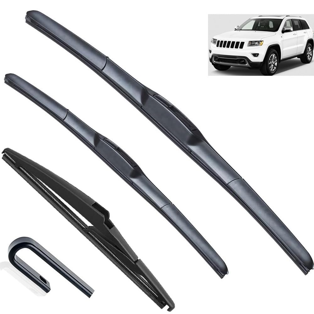 Umweltfreundlicher scheibenwischer Set für Jeep Grand Cherokee WK2 2013–2020,Scheibenwischer-Set for vorne und hinten,22"+21"+11" von Srltsy