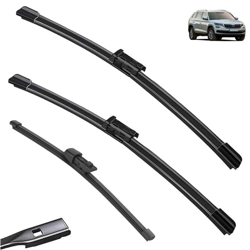 Umweltfreundlicher scheibenwischer Set für SKODA Kodiaq 2016–2020(3 wipers) von Srltsy