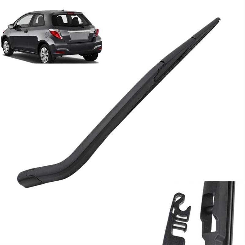 Umweltfreundlicher scheibenwischer Set für Toyota Yaris 3 Schrägheck 2011–2019-30.5cm - Heckwischerblatt und Arm von Srltsy