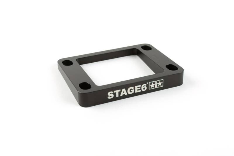 Membranblockspacer Stage6 R/T 5mm incliné 5€ Derbi / Minarelli AM6 schwarz von Stage6