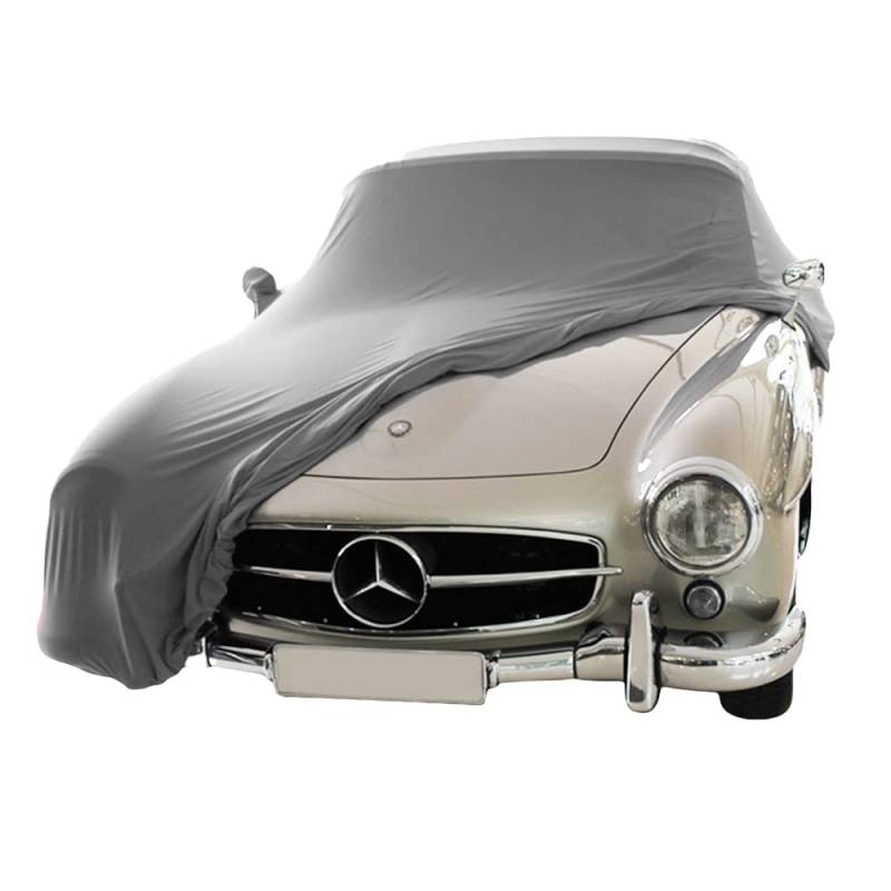 Star Cover Indoor Autoabdeckung passend für EIN Mercedes-Benz 190 SL Indoor Cover mit Spiegeltaschen SUPER Soft Stretch von Star Cover