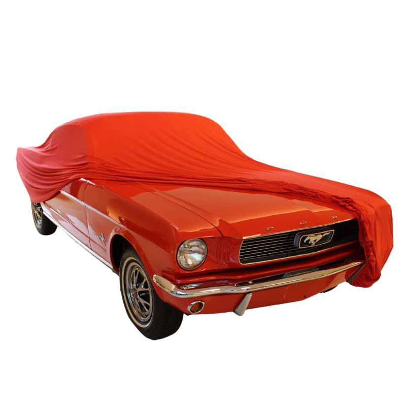 Star Cover Indoor Autoabdeckung kompatibel mit Ford Mustang 1 Fastback SUPER Soft Stretch von Star Cover