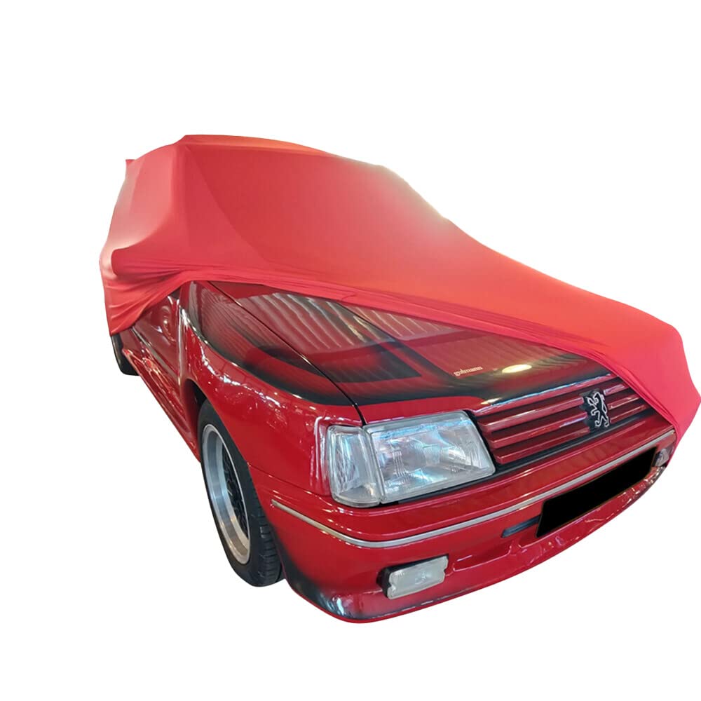 AUTOABDECKUNG ROT PASSEND FÜR Peugeot 205 GTI GANZGARAGE INNEN SCHUTZHÜLLE ABDECKPLANE SCHUTZDECKE Cover von Star Cover