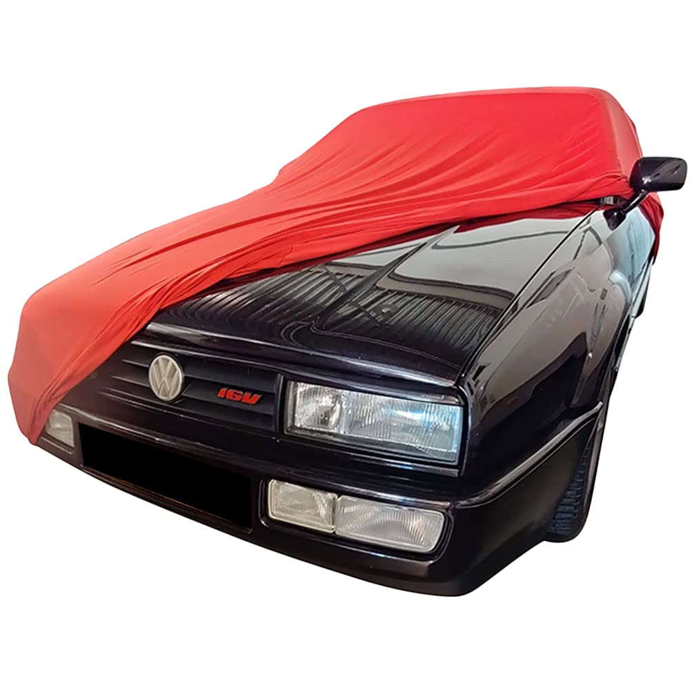 AUTOABDECKUNG ROT PASSEND FÜR Volkswagen Corrado GANZGARAGE INNEN SCHUTZHÜLLE ABDECKPLANE SCHUTZDECKE Cover von Star Cover