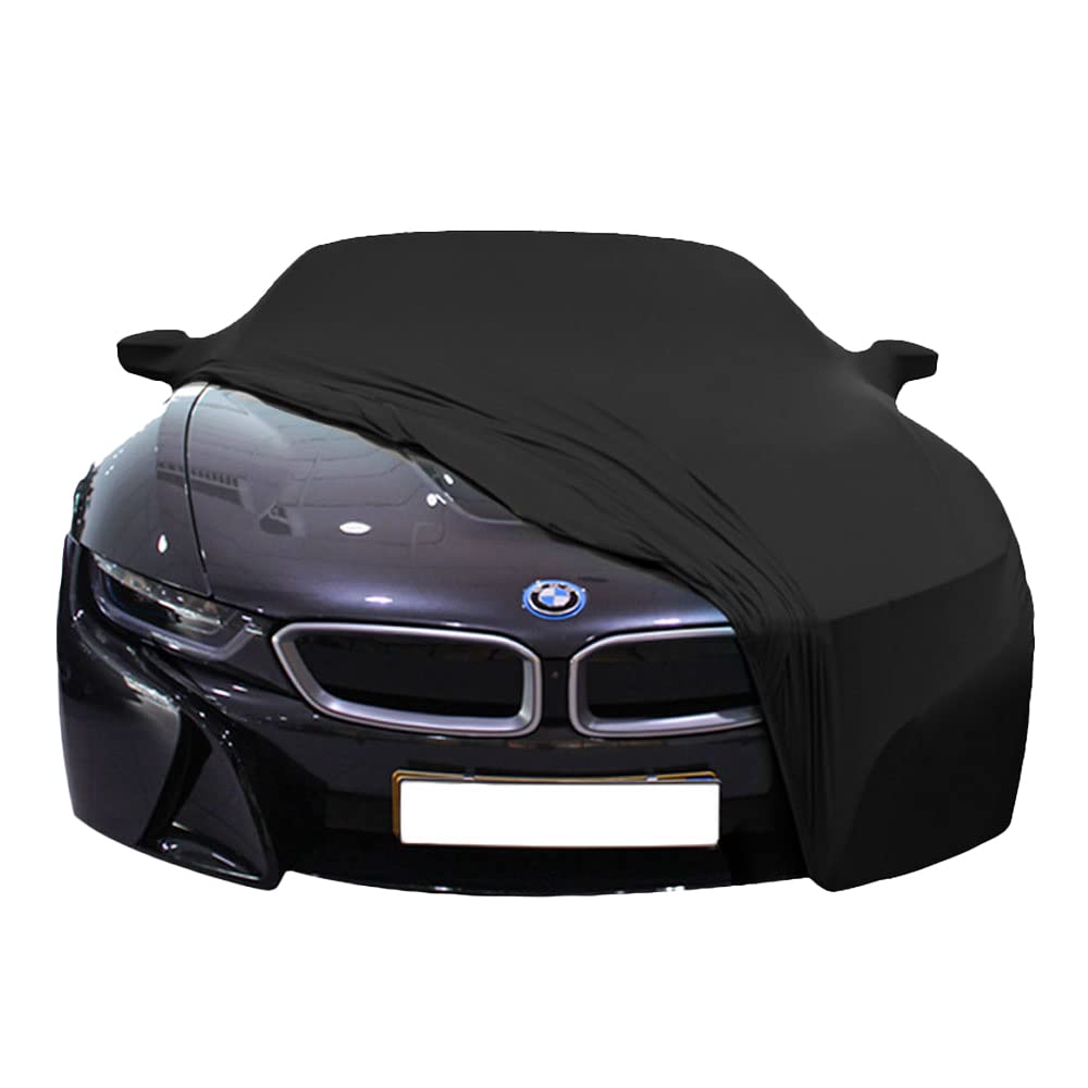 Star Cover Indoor Autoabdeckung passend für EIN BMW i8 Indoor Cover mit Spiegeltaschen SUPER Soft Stretch von Star Cover