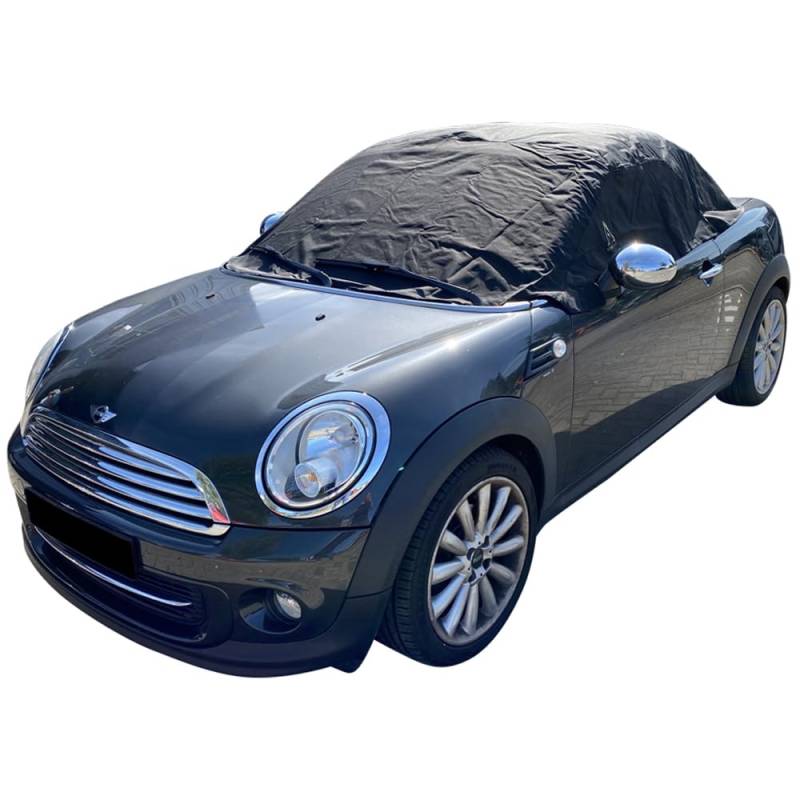 Halbabdeckung passend für EIN Mini Roadster (R59) für Außen Berlin Schwarz von Star Cover