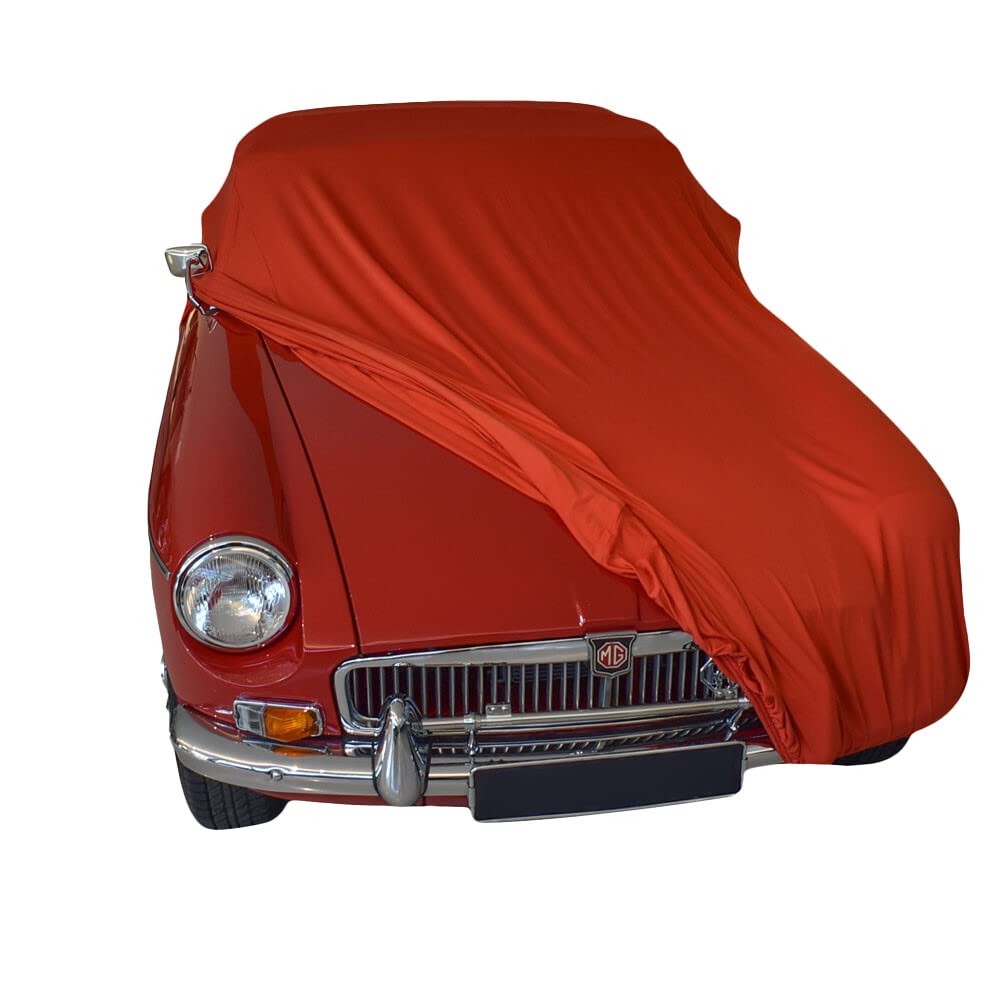 Star Cover Indoor Autoabdeckung kompatibel mit MG MGB Roadster SUPER Soft Stretch von Star Cover